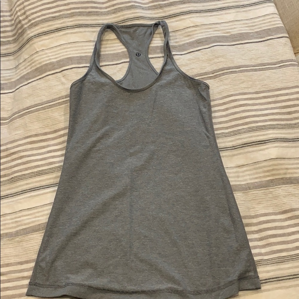Like new grey lululemon size 6 tank